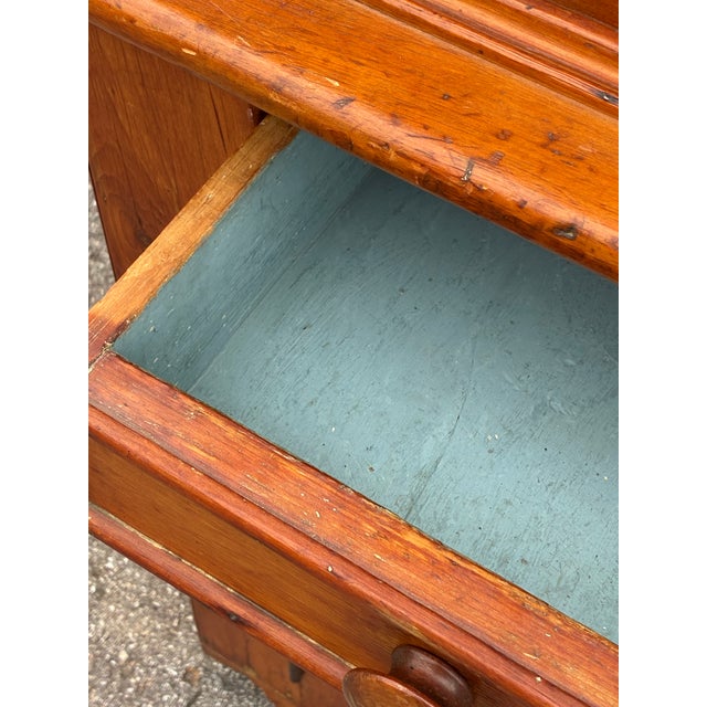 American Pine Glazed Corner Cupboard For Sale - Image 18 of 18