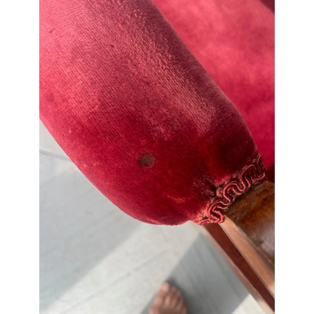 Late 19th Century Eastlake Tufted Velvet Chairs- Set of 2 For Sale - Image 12 of 12