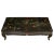 Asian Colorful Handpainted Asian Ebonized Lacquered Coffee Table For Sale - Image 3 of 3