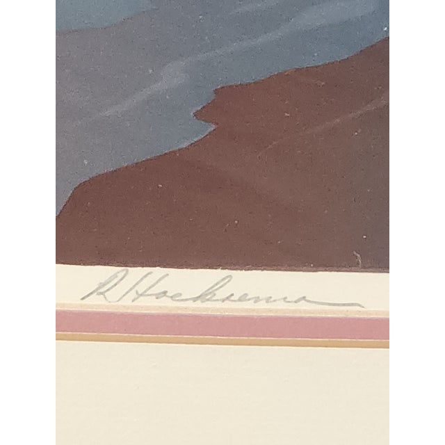 Contemporary Ron Hoeksema Serigraph "Canyon Calm" For Sale - Image 3 of 12