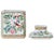 Chinoiserie Famille Rose Ceramic Tissue Box Cover For Sale - Image 3 of 4