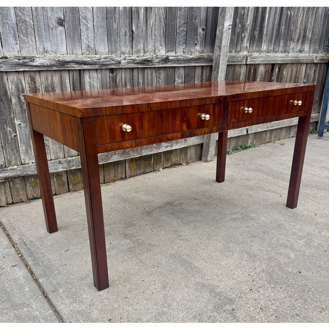 2000 - 2009 Thomas O'Brien Rosewood Desk by Hickory Chair For Sale - Image 5 of 9