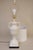 X Large Hollywood Regency Neoclassical Modern Trophy Urn Porcelain Ceramic Table Lamp 1960's For Sale - Image 11 of 12