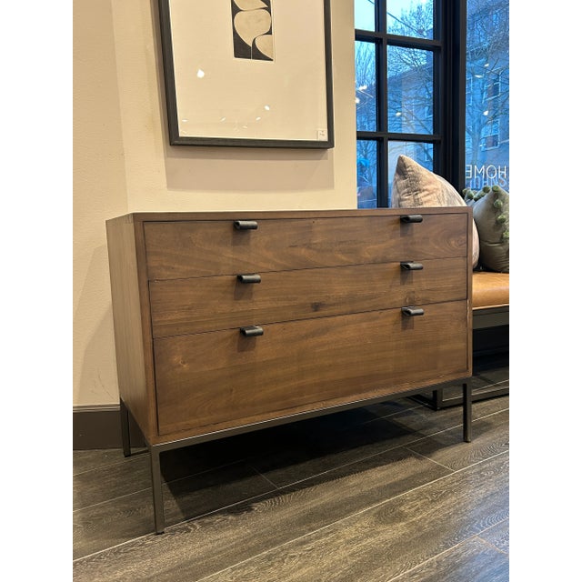 Four Hands Trey Large Nightstand For Sale - Image 4 of 9