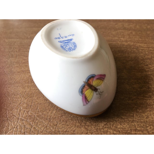 Ceramic Herend Porcelain Egg For Sale - Image 7 of 10