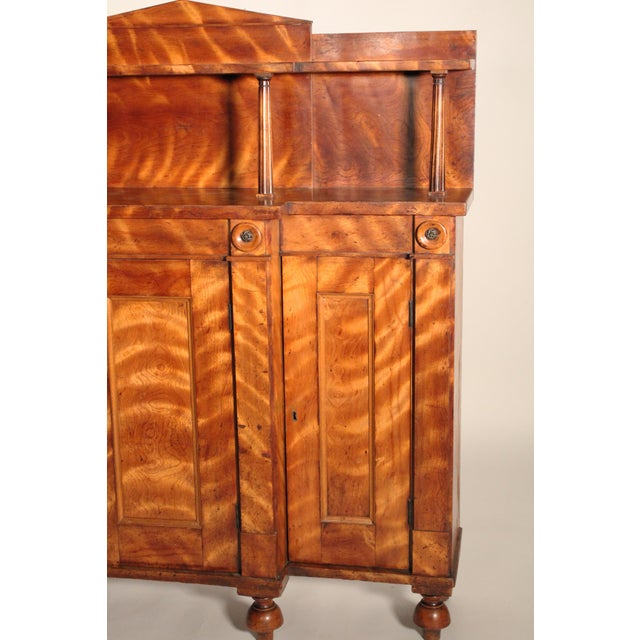 19th Century Neo Classical Maple Chiffonier For Sale - Image 9 of 13