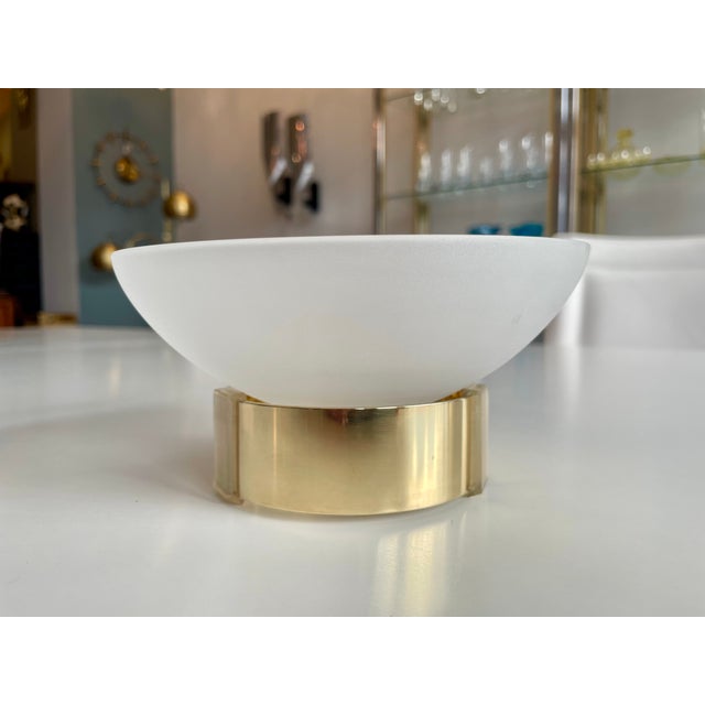 Skultuna Bowl in Glass and Brass by Michael Kurpatov, 1960s For Sale - Image 12 of 14