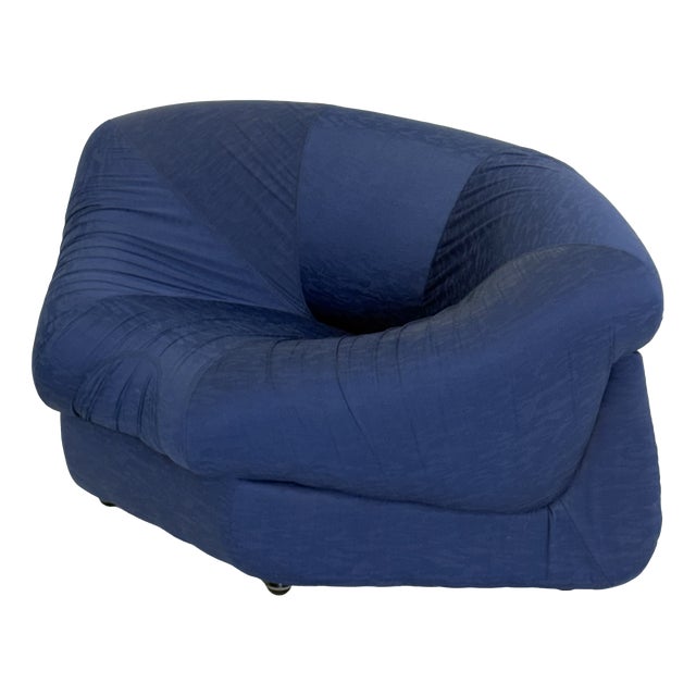 Space Age Armchair Corner in Element Blue by Airborne, 1970s For Sale