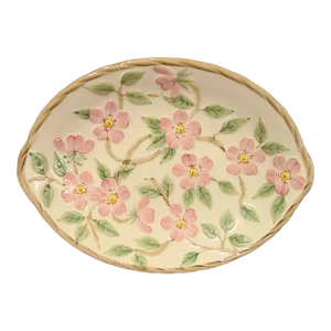 Vintage Johnson Bros. Franciscan Romantic Desert Rose Diamond Anniversary Collection Platter