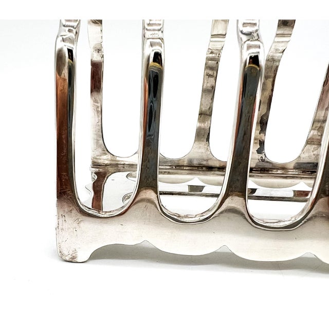 Vintage English Silver-Plated Toast Rack – Traditional / English Country For Sale - Image 11 of 11