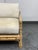 Cream Vivai Del Sud for Wicker Works Italian Bamboo Sofa, Vintage For Sale - Image 8 of 12