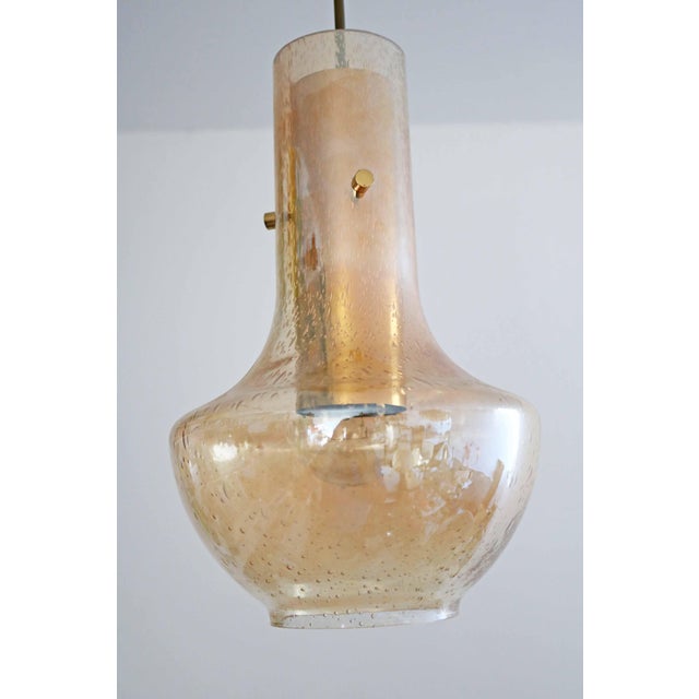 Vintage Bubble Glass Pendant Light from Leclaire & Schäfer, 1970s For Sale - Image 3 of 8