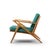Selig Poul Jensen for Selig Mid Century Walnut Z Lounge Chairs For Sale - Image 4 of 10