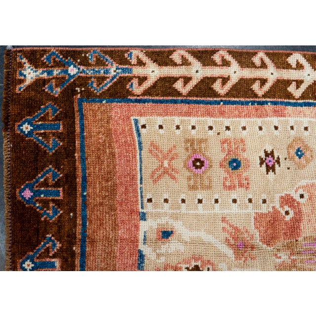 Early 21st Century Turkish Vintage Rug 5'6" x 12'9" #21302 For Sale - Image 5 of 8