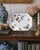 Vintage Wedgwood Devon Rose Georgetown Collection Bamboo Trim Platter Kindly note photo number two (2) is a digital...