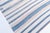 Doris Leslie Blau Vintage Indian Dhurrie Striped Blue Beige Rug For Sale - Image 4 of 8