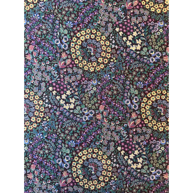 Textile Liberty of London Interiors Fabric Marquess Garden Dragonfly Jewel a Ladbroke Linen Fabric 4 1/2 Yards For Sale - Image 7 of 7