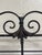 Late 20th Century Vintage French Country or Mediterranean Style Wrought Iron Brass Baker’s Rack For Sale - Image 5 of 15