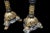 French Superb Pair of French Antique Marble & Bronze Ornate Pedestals For Sale - Image 3 of 4