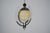 Art Deco Italian Pendant Light with Etched Glass and Amber Globe, 1930s For Sale - Image 16 of 17