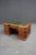 Croquet Cherry Leather-Top Partners Desk Form Coffee Table For Sale - Image 11 of 16