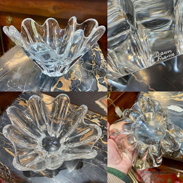 Crystal Vide-Poche from DAUM For Sale - Image 5 of 6