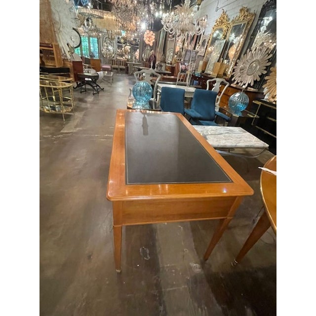 French Walnut Louis XVI Design Desk For Sale In Dallas - Image 6 of 6