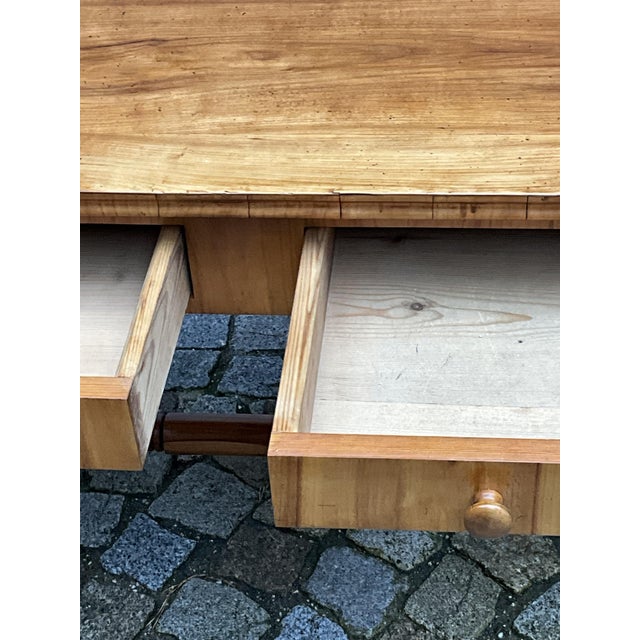 Biedermeier Lyra Writing Desk in Cherrywood, 1830 For Sale - Image 16 of 18