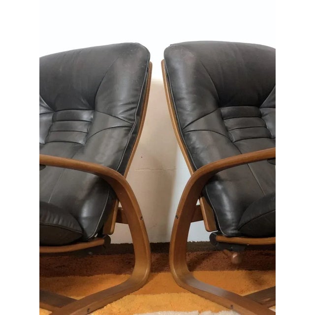 Set of Armchairs from Westnofa, 1970s For Sale - Image 9 of 11