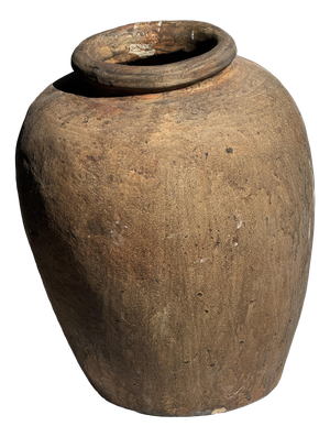 Borneo Vase in Brown Terracotta, 1980s