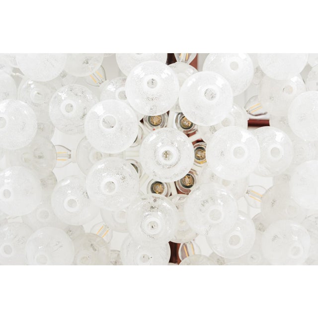 Tulipan Waterfall Glass Chandelier from Kalmar, Austria, 1960s For Sale - Image 10 of 18
