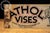 Vintage Double-Sided Athol Vises Tin Litho Advertising Sign For Sale - Image 4 of 12