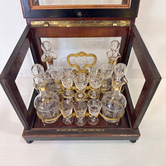 Napoleon III Crystal Liquor Decanter from Baccarat, France, 1880s, Set of 21 For Sale - Image 18 of 18