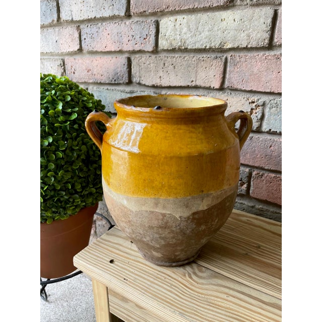 1890s Antique French Drip Glazed Confit Pot Jar For Sale - Image 17 of 18