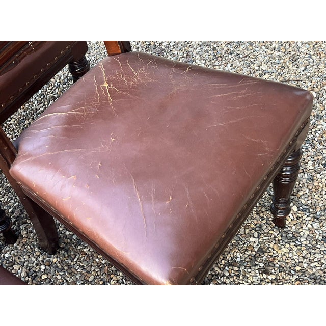 Victorian Extendable Dining Table and Chairs in Mahogany, Set of 7 For Sale - Image 18 of 18