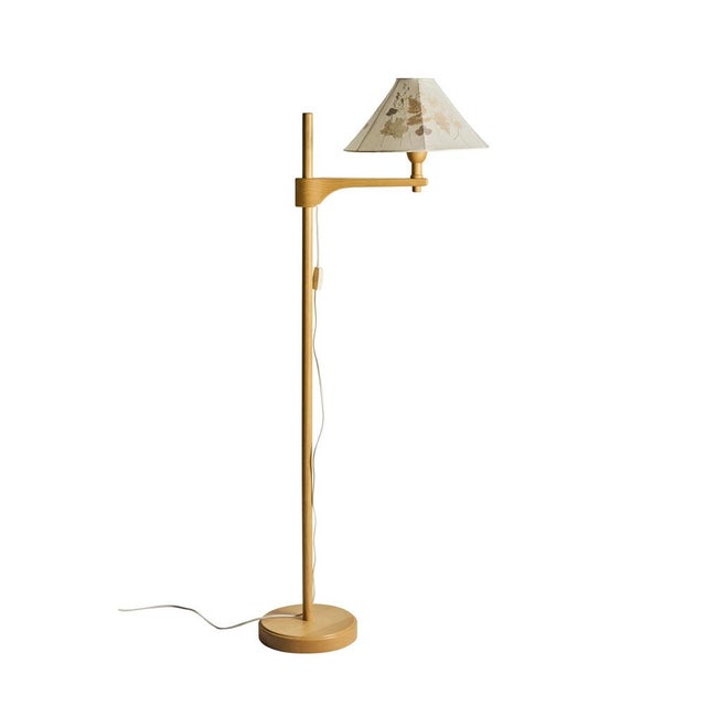 Mid-Century Staken Adjustable Floor Lamp by Carl Malmsten, Sweden, 1940s For Sale - Image 9 of 9