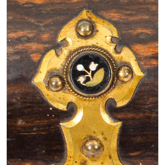 19th Century Coromandel & Brass Mounted Scent Bottle Box, Set of 4 For Sale - Image 3 of 13