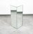 Mid-Century Modern Mid Century Modern Pedestal Mirror Square Table Display Art Glass Rectangular For Sale - Image 3 of 12