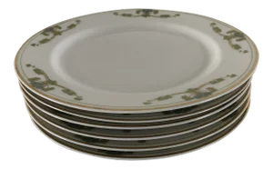 Vintage o.p. Co Syracuse China Luncheon Plates S/6