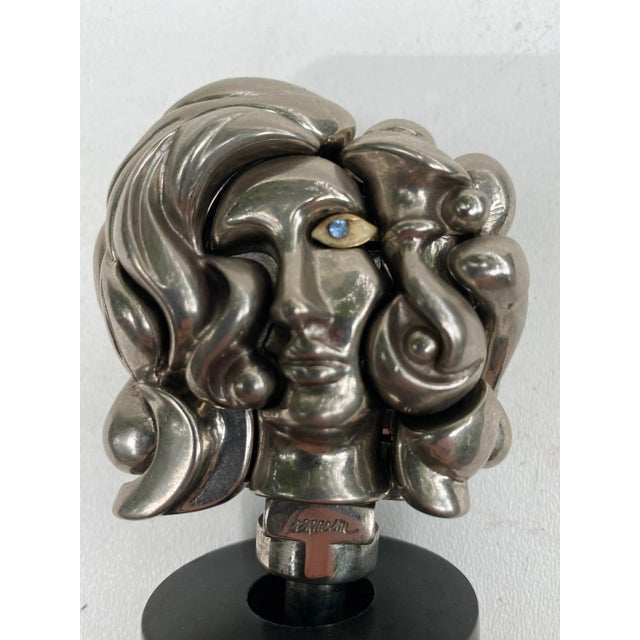 1960s Miguel Ortiz Berrocal 1969 Portrait De Michèle Puzzle Sculpture For Sale - Image 5 of 6
