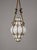 Mid-Century Venetian Brass and Mouth Blown Murano White Glass Chandelier, 1940s For Sale - Image 15 of 18