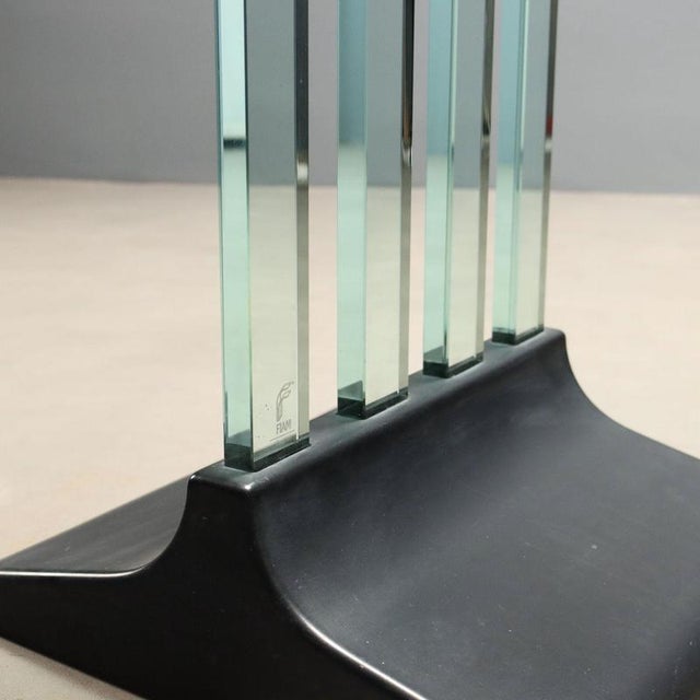 Silver Glass Coat Rack from Fiam, 1970s For Sale - Image 8 of 11