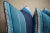 Modern Custom Striped Pillows - a Pair For Sale - Image 3 of 5