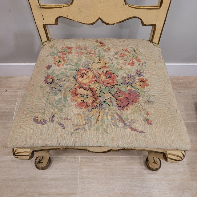 19th Century Baroque Chair Heraldic Emblem, Spain For Sale - Image 13 of 18