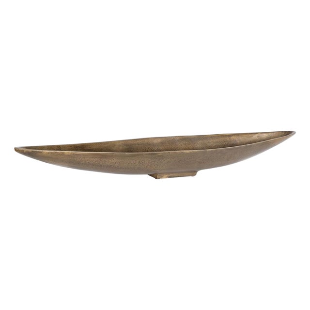 Brass Boat Bowl Large For Sale