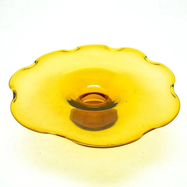 1970s Vintage Polish Bowl from Krosno, 1970s For Sale - Image 5 of 6