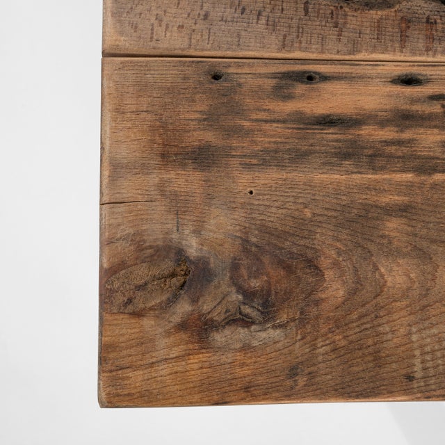 Wood Early 20th Century French Industrial Table For Sale - Image 7 of 18