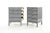 Stacked End Tables in Grey Ceruse For Sale - Image 4 of 13