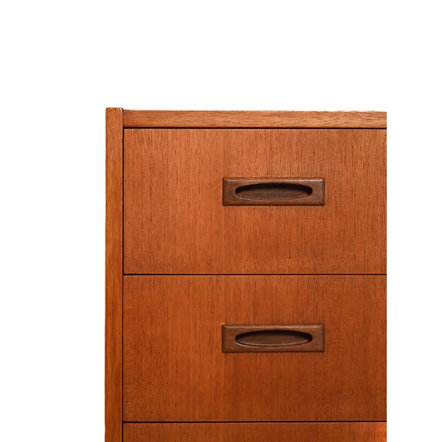 1960s Scandinavian Teak Chest of Drawers, 1960s For Sale - Image 5 of 11