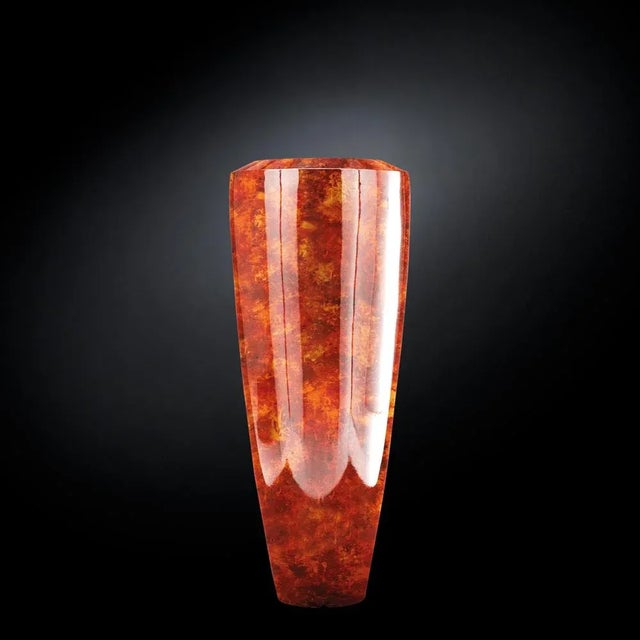 Italian Low-Density Polyethylene Obice Vase with Radic Effect Finishing from VGnewtrend, in New conditions. Designed from...